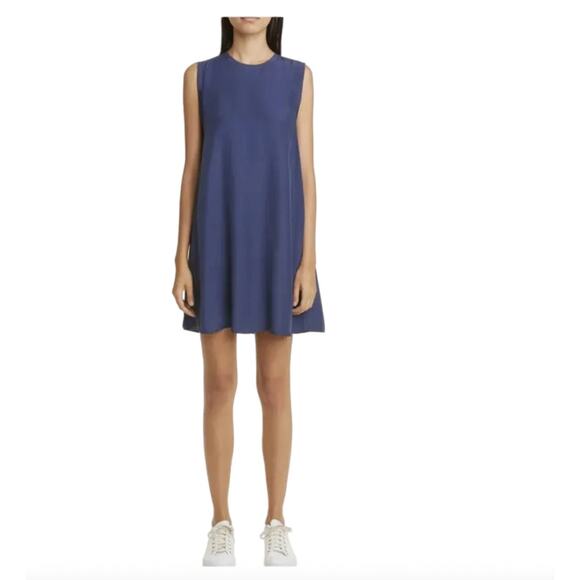 ATM Anthony Thomas Melillo 100% Silk Charmeuse Sleeveless Mini Dress Size M NWT - Picture 1 of 12